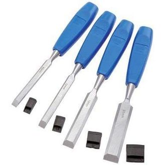 Draper Bevel Edge Wood Chisel Set - 120mm 4 Piece
