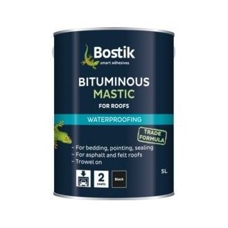Bostik Bituminous Mastic for Roofs 5L