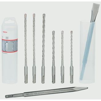 Bosch Chisel &amp; SDS Set 8 Piece