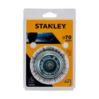 Stanley Crimped Steel Wire Cup Coarse 75mm