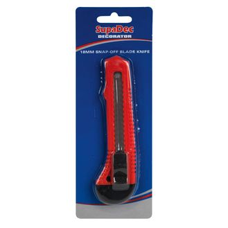 SupaDec Decorator Snap-Off Blade Knife 18mm