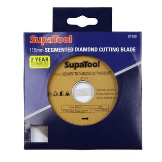 SupaTool Diamond Cutting Blade 115mm