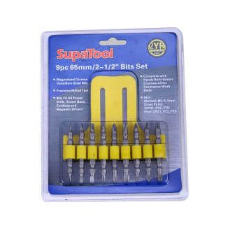 SupaTool Drill/Driver Bit 9 Piece