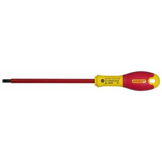 Stanley FatMax Screwdriver Insulated Parallel Packaged 4mm x 100mm