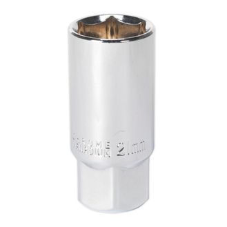 Sealey AK6544 Spark Plug Socket 21mm 1/2"Sq Drive Magnetic