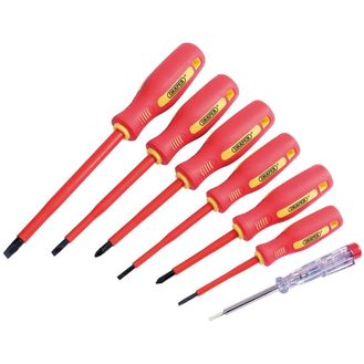 Draper Fully Insulated Screwdriver Set 7 Piece