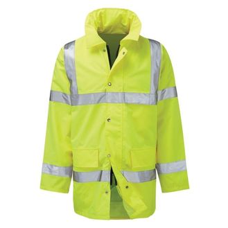 Orbit Geraint EN471 Hi Vis 3/4 Coat Medium