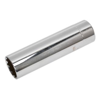 Sealey AK6568 Spark Plug Socket with Magnetic Retainer 14mm 3/8"Sq Drive 12-Point