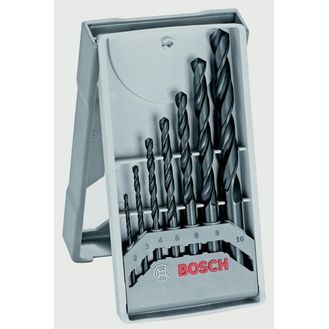 Bosch Metal Drill Bit Set HSS-R Din 338 7 Piece