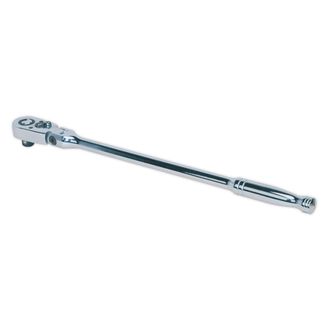 Sealey AK662F Ratchet Wrench Flexi-Head 445mm 1/2"Sq Drive Pear-Head Flip Reverse