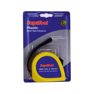 SupaTool Plastic Tape Measure 5m x 19mm