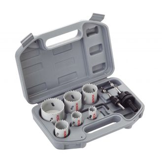 Bosch Plumber's HSS Bi Metal Holesaw Kit 9 Piece