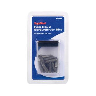 SupaTool Pozi No.2 Screwdriver Bits