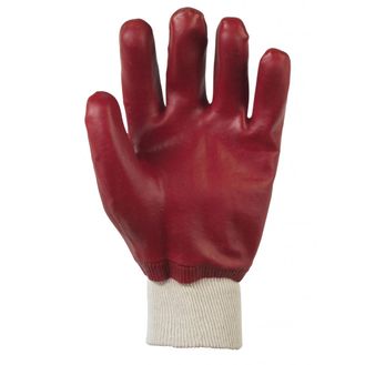Glenwear PVC Coated Waterproof Glove Red