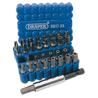Draper Security Bit Set 33 Piece