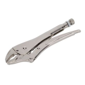 Sealey AK6821 Locking Pliers Curved Jaws 230mm 0-45mm Capacity