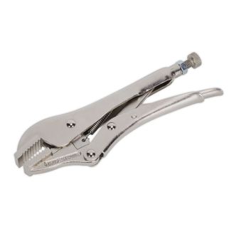 Sealey AK6822 Locking Pliers Straight Jaws 185mm 0-30mm Capacity
