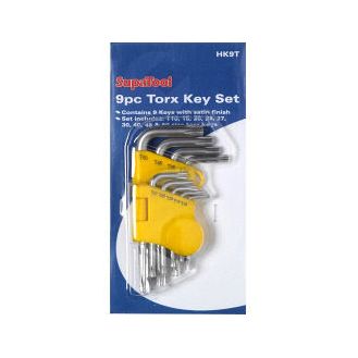 SupaTool Torx Key Set 9 Piece