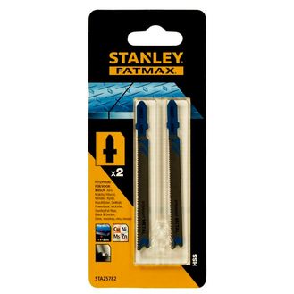 Stanley T-Shank HSS Metal Jigsaw Blade Pack 2