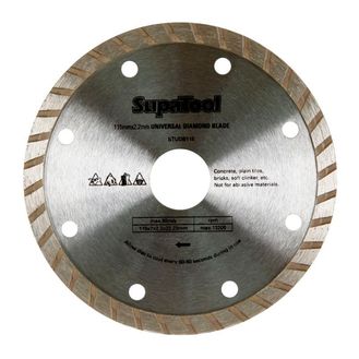 SupaTool Universal Diamond Blade 115mmx2.2mm