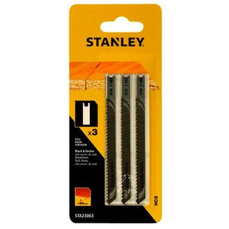 Stanley U-Shank HSC Jigsaw Blade Pack 3