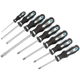 Draper 63589 Soft Grip Screwdriver Set (8 Piece)