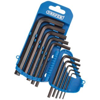 Draper 33687 Metric Hexagon Key Set (10 Piece)