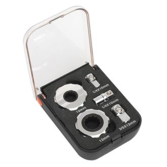 Sealey AK6959 Palm Ratchet Set 5pc 1/4" &amp; 3/8"Sq Drive