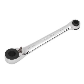 Sealey AK6968 Ratchet Spanner Reversible 1/4"Hex x 10mm Hex
