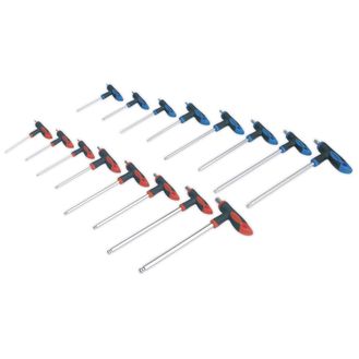 Sealey AK7147 T-Handle TRX-Star &amp; Hex Key Set 16pc