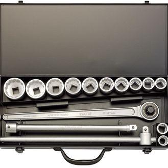 Draper 00369 3/4" Square Drive Imperial Socket Set (15 Piece)