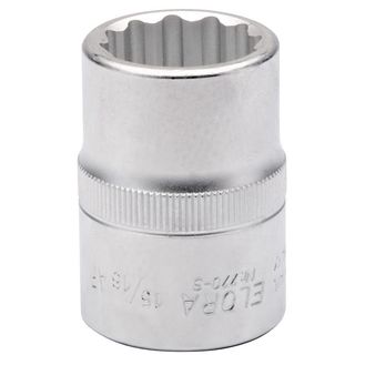 Elora 00468 15/16" 3/4" Square Drive Bi-Hexagon Socket