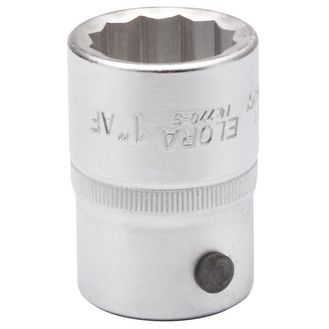 Elora 00476 1" 3/4" Square Drive Bi-Hexagon Socket