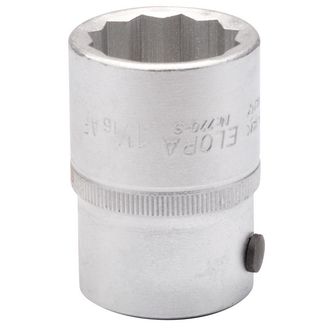 Elora 00484 1.1/16" 3/4" Square Drive Bi-Hexagon Socket