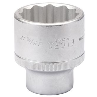 Elora 00583 1.11/16" 3/4" Square Drive Bi-Hexagon Socket