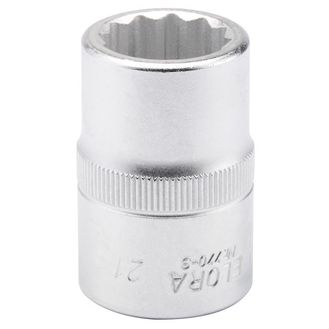 Elora 00690 21mm 3/4" Square Drive Bi-Hexagon Socket