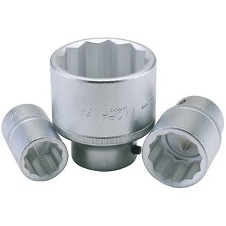 Elora 00715 23mm 3/4" Square Drive Bi-Hexagon Socket