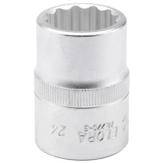 Elora 00723 24mm 3/4" Square Drive Bi-Hexagon Socket