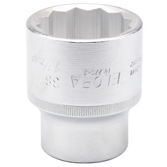Elora 00814 38mm-1.1/2" 3/4" Square Drive Bi-Hexagon Socket