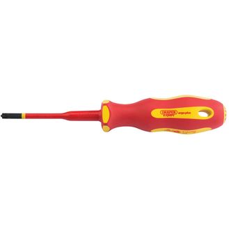 Draper 02254 Ergo Plus&amp;#174; Extra Slim PZ/SL Type VDE Interchangeable Screwdriver Blade No:1 x 80mm