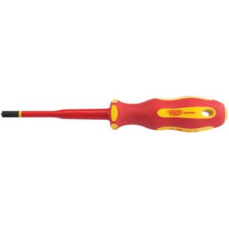 Draper 02256 Ergo Plus&amp;#174; Extra Slim PZ/SL Type VDE Screwdriver No:2 x 100mm