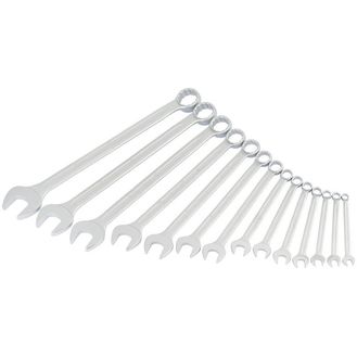 Draper 03107 Long Metric Combination Spanner Set (14 Piece)