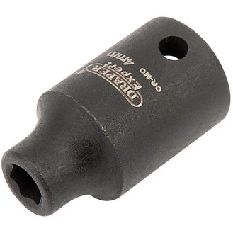 Draper 05000 Expert 4mm 1/4" Square Drive Hi-Torq&amp;#174; 6 Point Impact Socket