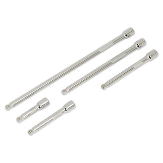 Sealey AK766 Wobble Extension Bar Set 5pc 1/4"Sq Drive