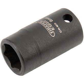 Draper 05012 Expert 8mm 1/4" Square Drive Hi-Torq&amp;#174; 6 Point Impact Socket
