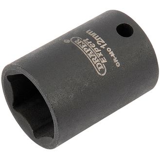 Draper 05022 Expert 12mm 1/4" Square Drive Hi-Torq&amp;#174; 6 Point Impact Socket