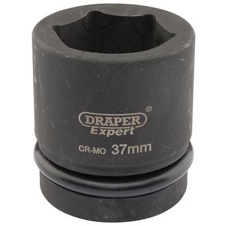 Draper 05117 Expert 37mm 1" Square Drive Hi-Torq&amp;#174; 6 Point Impact Socket