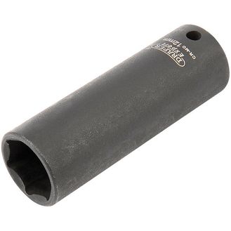 Draper 05190 Expert 12mm 1/4" Square Drive Hi-Torq&amp;#174; 6 Point Deep Impact Socket