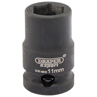 Draper 06870 Expert 11mm 3/8" Square Drive Hi-Torq&amp;#174; 6 Point Impact Socket