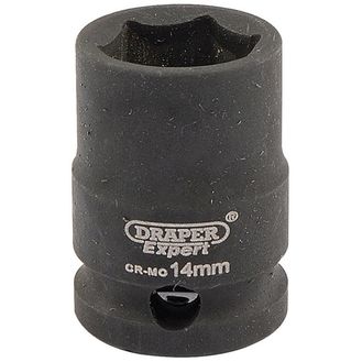 Draper 06874 Expert 14mm 3/8" Square Drive Hi-Torq&amp;#174; 6 Point Impact Socket